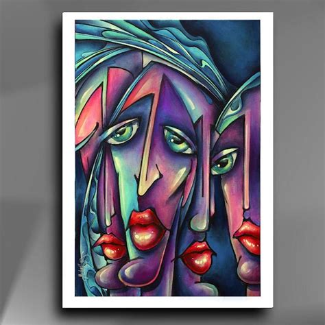 Modern Art Urban Expressions Giclee Print Reproduction Of Mix Lang