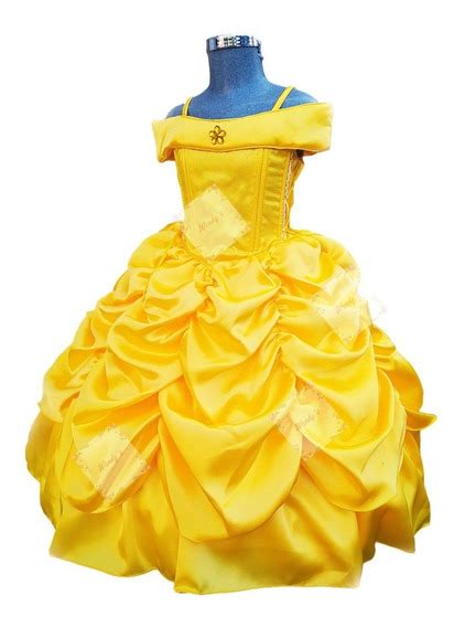 Vestido De Cosplay De Dibujos Animados De Disney Princesa Bella La