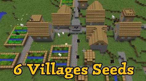 6 Villages Seeds In Mastercraft Crazy Craft Gamer Youtube