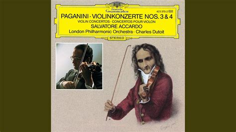 Paganini Violin Concerto No 3 In E Major Ms 50 Ii Adagio