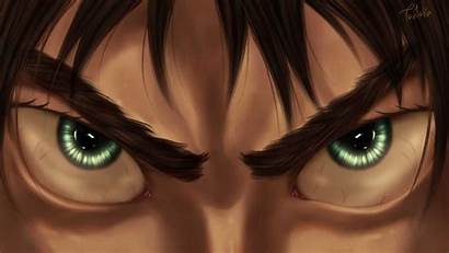 Eren Anime 4k Titan Yeager Attack Eyes