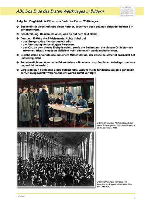 Yet even before the treaty was signed, it sparked criticism and controversy. Sekundarstufe Unterrichtsmaterial Geschichte Neuere und ...