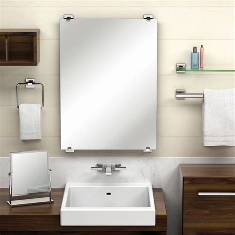 Mirrors are essential to any bathroom and choose from our range of illuminated, framed, cabinet and demister mirrors. Gatco GC1596 Elevate Satin Nickel Mirrors Wall Mount ...