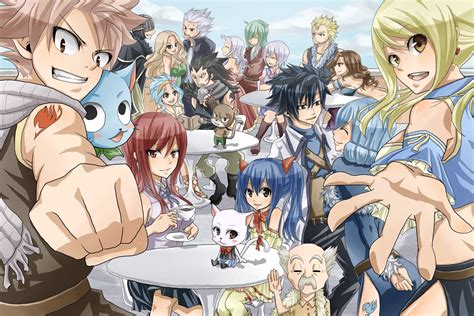 Fairy Tail Group Wallpapers Top Free Fairy Tail Group Backgrounds