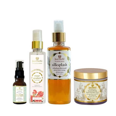 Buy Just Herbs Dry Skin Essentials Online Purplle