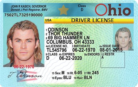 Ohio Oh Drivers License Scannable Fake Id Idviking