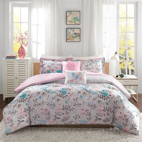 See more ideas about pink comforter, pink bedding, pink comforter sets. Intelligent Design Lucy Pink/ Teal Comforter Set ...