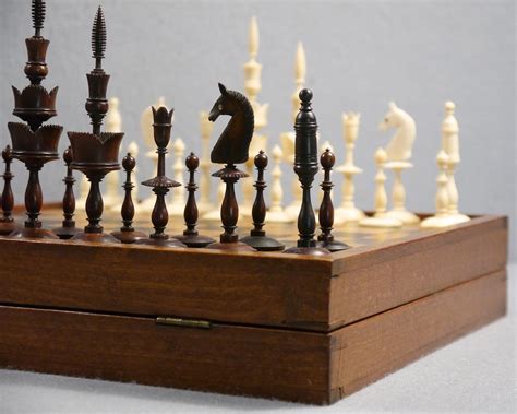 German “selenus” Chess Set 19th Century Luke Honey Decorative