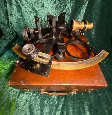 zero stock antique marine sextant made by c plath hamburg germany explorer antiques