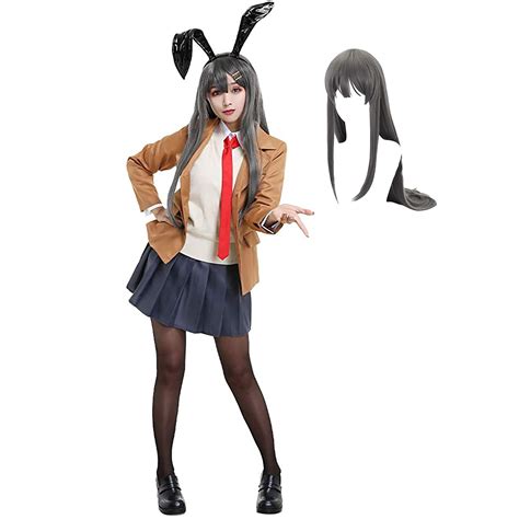Buy Sujinxiu Sakurajima Mai Cosplay Costume Rascal Does Not Dream Of