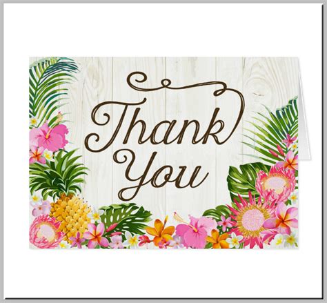 Home printer friendly and don't use much ink. 12+ Beach Themed Thank You Card Designs & Templates - Word, Pages, AI, Google Docs, Outlook, PDF ...