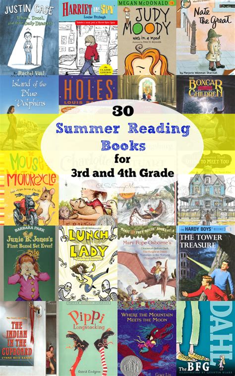 Find all of your reading, writing, math, science, and social studies needs. Great Summer Reading Books for 3rd and 4th Graders!
