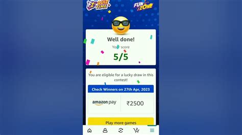 Amazon Quiz Time Answer Today 26 Apr 2023 Amazon Spin And Win Quiz