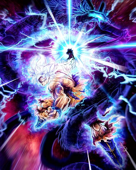 Goku Mui Cosmic Dragon Fist Remastered By Faozan92 Anime Dragon