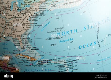 North Atlantic Countries Map