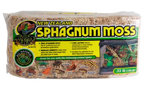 New Zealand Sphagnum Moss Zoo Med Laboratories Inc