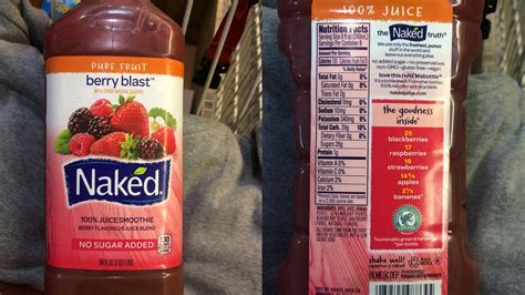 Naked Juice Nutrition Label Ythoreccio