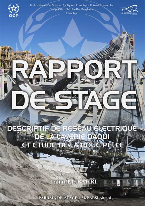 Rapport De Stage Ocp Exemple