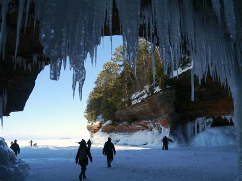 The Ice Caves Of Apostle Islands National Lakeshore Lake Superior