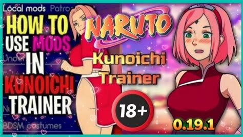 naruto kunoichi trainer v0 19 1 gallery unlocked how to use mods in kunoichi trainer