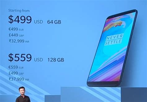 Yes, it is the priciest oneplus device and has a few quirks here and there but it loaded with features, and the spec sheet tells you it is worth every single dollar you are paying. OnePlus 5T officially launched, prices start at Rs. 32,999 ...