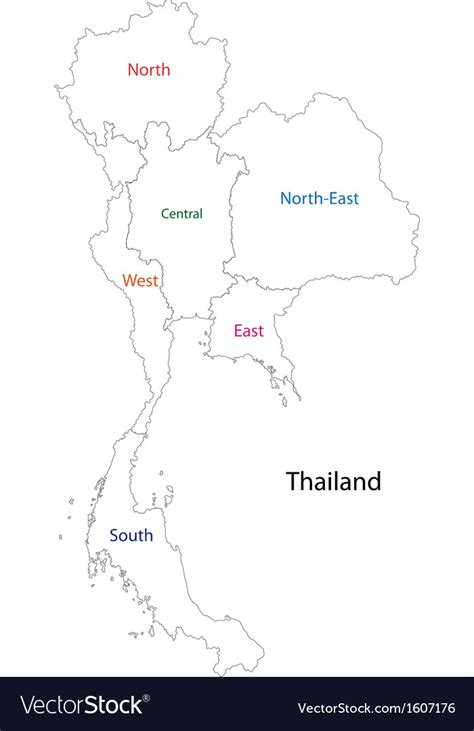 Free Printable Labeled And Blank Thailand Map Outli Vrogue Co