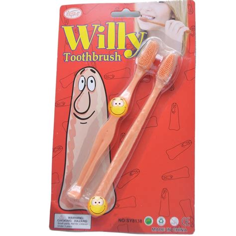 Buy 1pcs Willy Toothbrush Novelty Willy Penis Willie Pecker Penis Shape