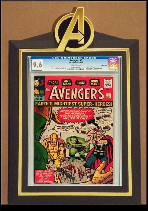Ccd Premier Series Custom Cgc Avengers Comic Book Display Frame