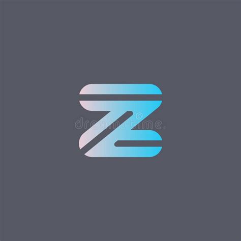 Z Letter Logo Design Template Gradient Z Universal Fonts Monogram Icon