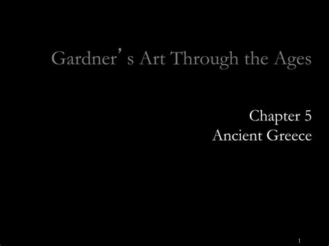 Ppt Gardner S Art Through The Ages Powerpoint Presentation Free