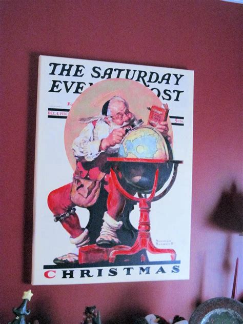 The Saturday Evening Post Santa Claus Poster By Bigmac1212 On Deviantart