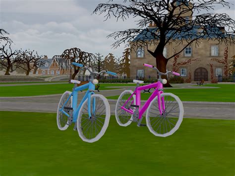 The Sims Resource Pink And Blue Bike