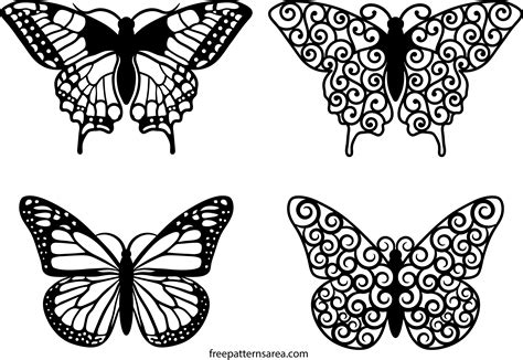 Commercial Use Butterfly Wings Png Eps Butterfly Dxf Instant Download