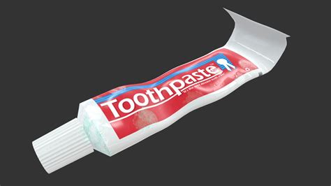Toothpaste Tube 3d Model By Dreamparacite C3ceb55 Sketchfab