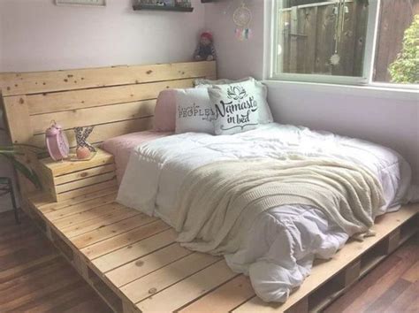 100 Diy Pallet Bed Frame Designs Easy Pallet Ideas Pallet Bed Frame