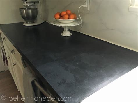 A Faux Soapstone Painted Countertop Kitchen Remodel Countertops