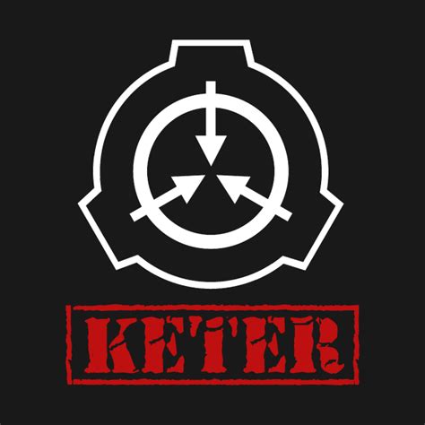 Scp Logo Keter Class Scary Scp Tank Top Teepublic