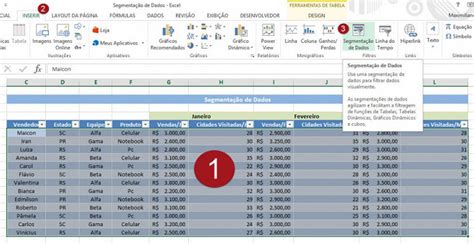 Criando Segmentação de Dados no Excel