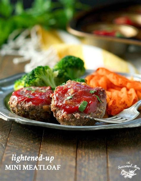 Healthy Mini Meatloaf The Seasoned Mom Recipe Healthy Beef