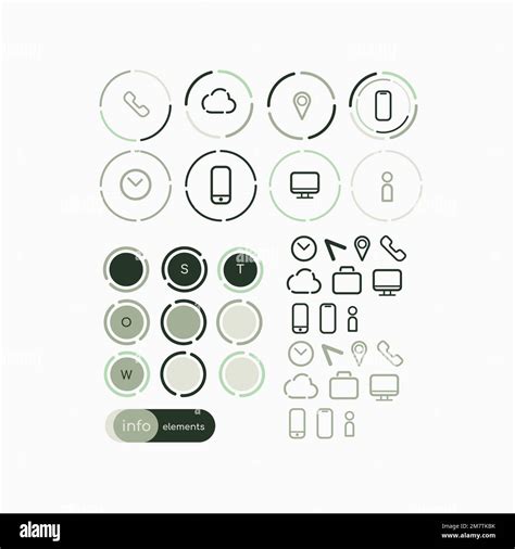 Infographic Design Elements Vector Collection Stock Vector Image And Art