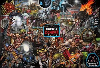 Zombies Duty Call Ops Wallpapers Desktop Poster