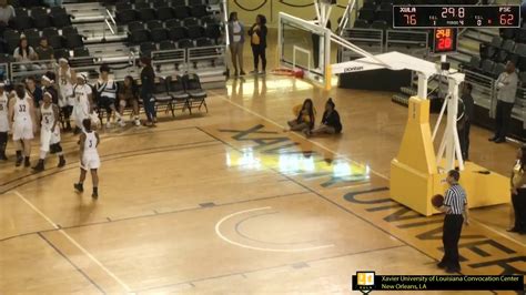 2018 02 19 Xula Women S Basketball Vs Philander Smith Youtube