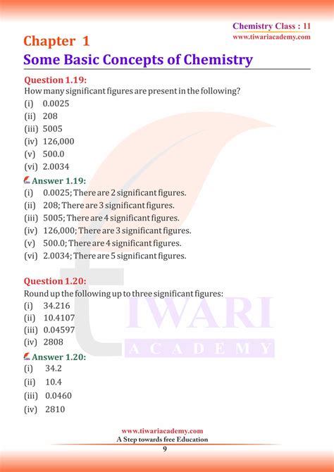 Ncert Solutions For Class Chemistry Chapter In Hindi And English