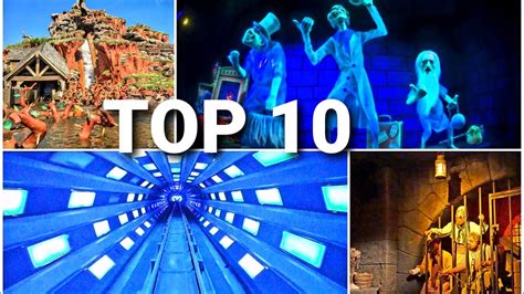 Top 10 Rides At Walt Disney World Youtube