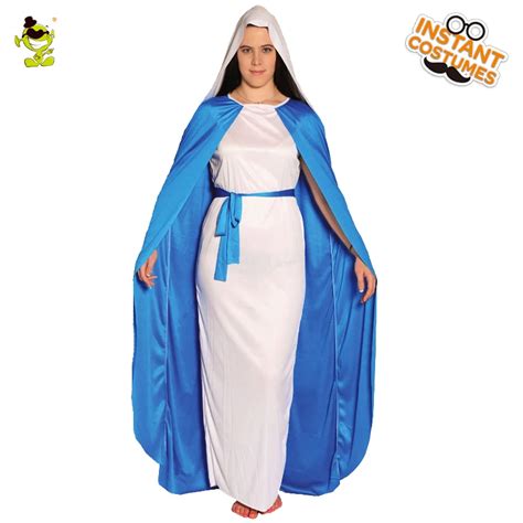 Buy Women S Holy The Blessed Virgin Mary Costumes With Blue Cape Carnival Party