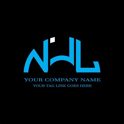 Njl Letter Logo Creative Design With Vector Graphic 8144671 Vector Art