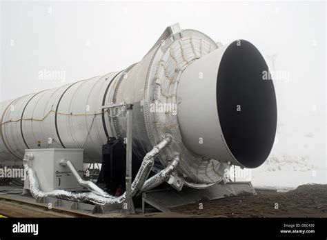 The Final Space Shuttle Reusable Solid Rocket Booster Be Tested Is Seen