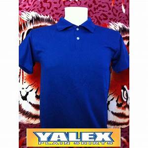 Cod Yalex Plain Shirts Royal Blue Polo Shirt Shopee Philippines