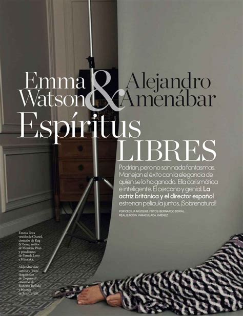 Emma Watson Elle Magazine Spain October 2015 Issue More Photos