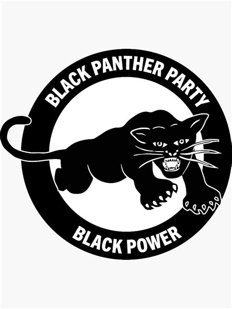 Black Panther Party Black Power Sticker For Sale By Dru1138 Redbubble